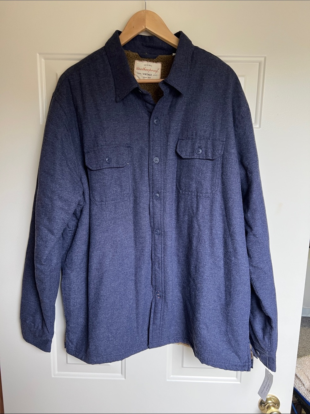 Weatherproof vintage shacket